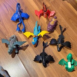 How to Train Your Dragon Complete McDonalds toy set